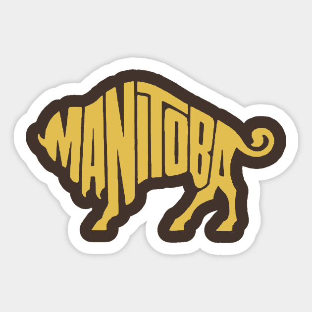 Manitoba Logo Sticker by RobShearer